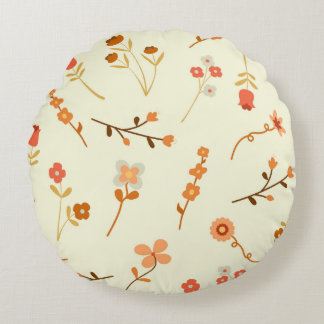 Heiligdom en Zelfliefde Spa Retro Terracotta Rond Kussen