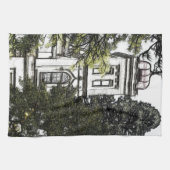 Heiligdom tussen de bomen theedoek (Horizontaal)