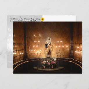 Heiligdom van de Heilige Maagd Maria, Seattle, WA  Briefkaart