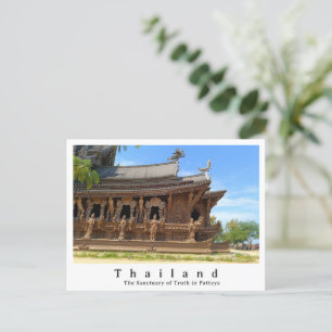 Heiligdom van de Waarheid, Pattaya, Thailand Briefkaart