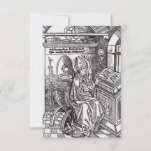 Heilige Ambrosius van Milaan Heilige Kaart