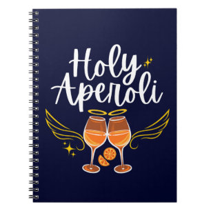 Heilige Aperoli Witte Trendy Aperol Spritz Uitspra Notitieboek