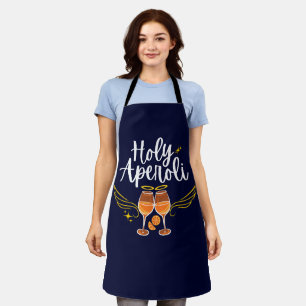 Heilige Aperoli Witte Trendy Aperol Spritz Uitspra Schort