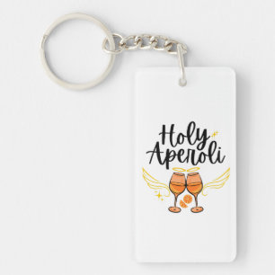 Heilige Aperoli Witte Trendy Aperol Spritz Uitspra Sleutelhanger