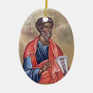 Heilige apostelen Petrus en Paulus Keramisch Ornament