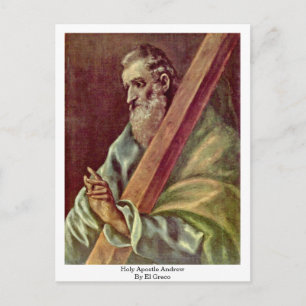 Heilige Apostle Andrew van El Greco Briefkaart