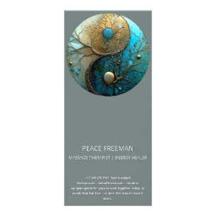 Heilige Balans Yin Yang Symbool Reclamekaart