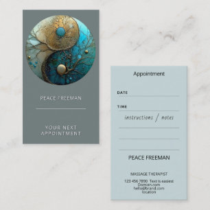 Heilige Balans   Yin Yang Symbool Visitekaartje