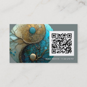 Heilige Balans Yin Yang Symbool Visitekaartje