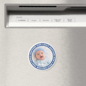 Heilige Baptisme Simple Moderne Custom Photo Keepo Magneet (Insitu (Vaatwasser))