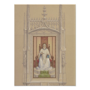 Heilige Bartholomeus, apostel en martelaar Foto Afdruk