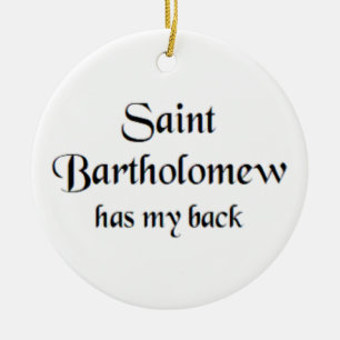 heilige bartolomeus keramisch ornament