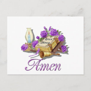 Heilige Bijbel Amen Briefkaart