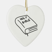 Heilige Bijbel Keramisch Ornament (Rechts)