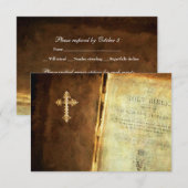 Heilige Bijbel RSVP en Entree Choice (Voorkant / Achterkant)