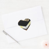 Heilige Bijbel Vector Hart Sticker (Envelop)