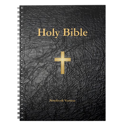 Heilige bijbellaptop notitieboek (Voorkant)
