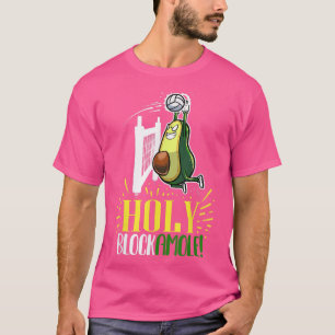 Heilige Blockamole Funny Avocado Beach Volleyball T-shirt