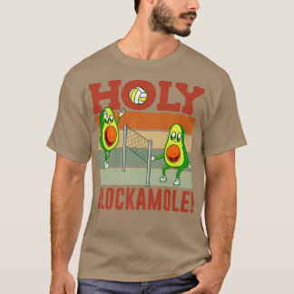 Heilige Blockamole Funny Volleyball Match Block Av T-shirt