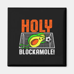 Heilige Blockamole Voetbalspeler Avocado Doelman D Magneet