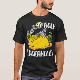 Heilige Blockamole Volleyball Training Avocado Lov T-shirt