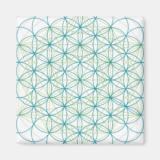 Heilige bloemen magneet (Voorkant)