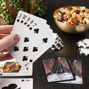 Heilige boodschapper van Nara Schilderij van Alfre Pokerkaarten