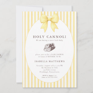 Heilige Cannoli Boog Baby Shower Kaart