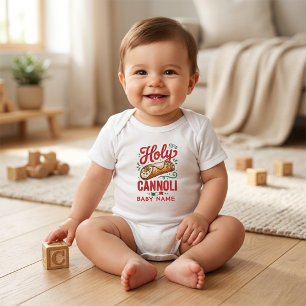 Heilige Cannoli gepersonaliseerde aangepaste naam Romper