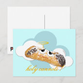 Heilige cannoli! humoristisch briefkaart (Voorkant / Achterkant)