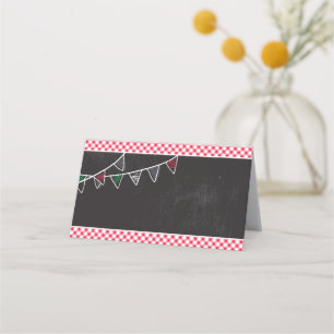 Heilige Cannoli Party Table Tent of Buffet Labels