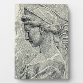 Heilige Cecilia Maagd en martelaar Fotoplaat (voorkant)