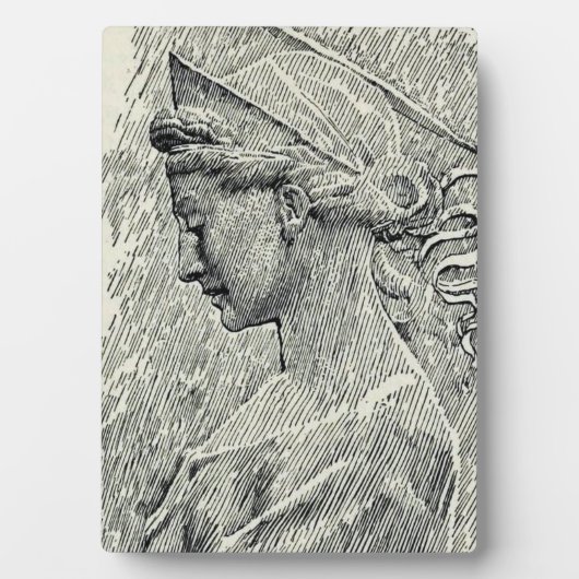 Heilige Cecilia Maagd en martelaar Fotoplaat (voorkant)