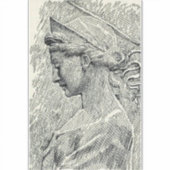 Heilige Cecilia Maagd en martelaar Sticker (Voorkant)