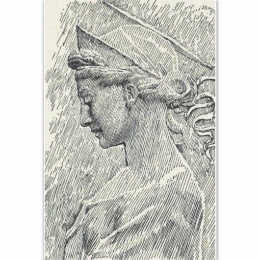 Heilige Cecilia Maagd en martelaar Sticker (Voorkant)