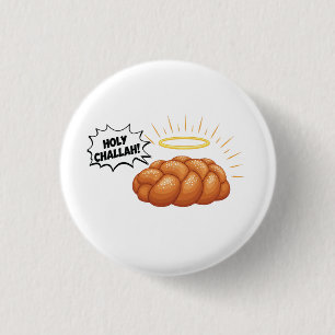 Heilige Challah Chanoeka Joodse Joodse Brood Ronde Button 3,2 Cm