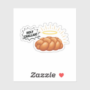 Heilige Challah Hanukkah Joods Joods Brood  Sticker