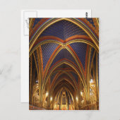 Heilige Chapel Paris Briefkaart (Voorkant / Achterkant)