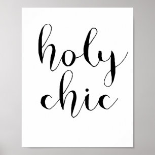 Heilige chic poster