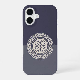 Heilige Cirkel – Keltische Knoop Mandala iPhone 16 Hoesje