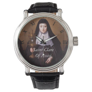 heilige Clare van assasi Horloge