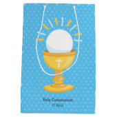 Heilige Communie * kies achtergrondkleur Medium Cadeauzakje (Achterkant)