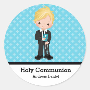 Heilige Communie Ronde Sticker