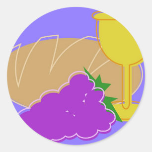 Heilige Communie Ronde Sticker