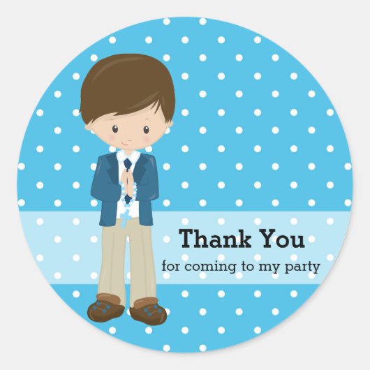 Heilige Communie Ronde Sticker (Voorkant)