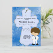 Heilige Communiejongen Kaart (Staand voorkant)