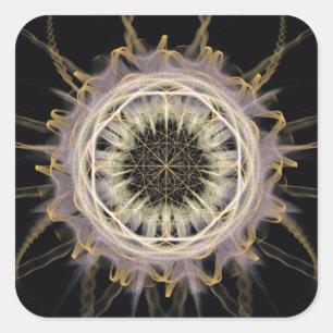 Heilige compositie vierkante sticker