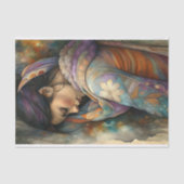 Heilige contemplatie decoupage tissuepapier (Voorkant)