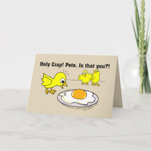 Heilige Crap! Pete, is dat u? Bruin Feestdagen Kaart