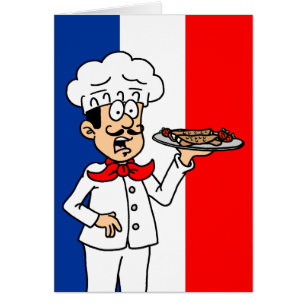 Heilige Crepe Franse vlag 75th Birthday Card